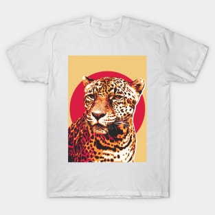 Mean Looking Jaguar Art T-Shirt